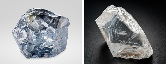 Diamonds that crystallize from boron-rich fluids and reduced metallic melts Diamonds that crystallize from boron-rich fluids and reduced metallic melts