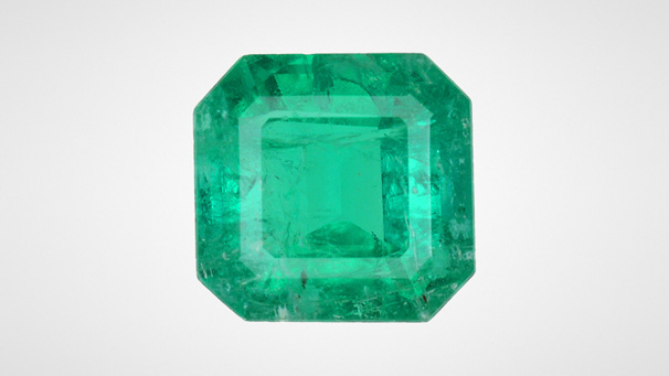 Step-cut emerald in case study 2 Step-cut emerald in case study 2