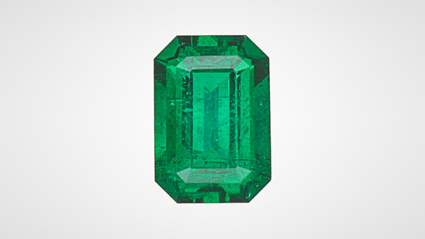Step-cut emerald in case study 4 Step-cut emerald in case study 4