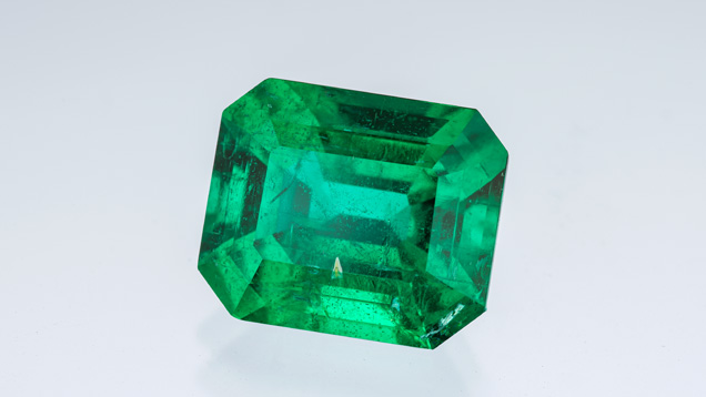 A 4.12 ct Ethiopian emerald A 4.12 ct Ethiopian emerald