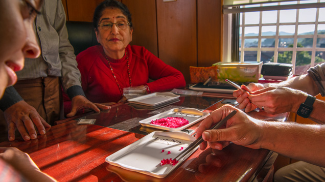 GIA field gemology team in Mogok, Myanmar GIA field gemology team in Mogok, Myanmar