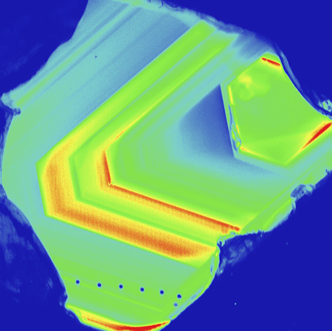 Mapping of luminescence intensity Mapping of luminescence intensity