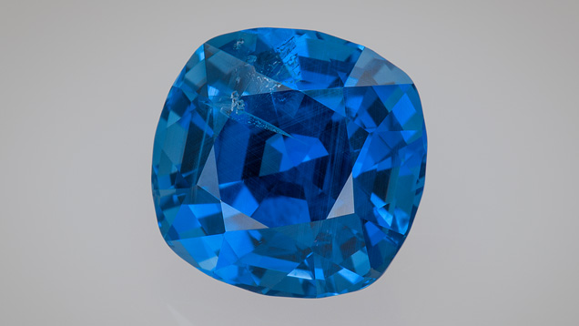 Cushion-cut Burmese sapphire Cushion-cut Burmese sapphire