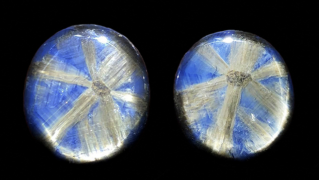 Trapiche-type sapphires from Binh Thuan Trapiche-type sapphires from Binh Thuan