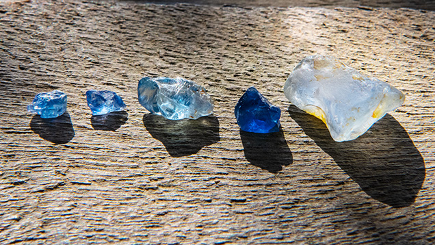 Range of colors in Mogok sapphires Range of colors in Mogok sapphires