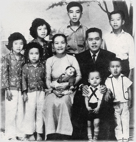 Figure 3. Chi Huynh as an infant with his parents and siblings in South Vietnam. Courtesy of Chi Huynh. Figure 3. Chi Huynh as an infant with his parents and siblings in South Vietnam. Courtesy of Chi Huynh.
