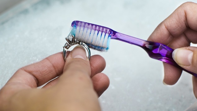 A safe way to clean iolite jewelry is to use lukewarm water with mild soap and a toothbrush. - Eric Welch