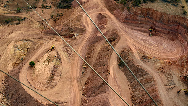 Open-pit mine Open-pit mine
