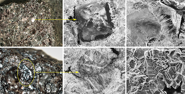 Phenocrystic diamond cubes and twinned diamond clusters in carbonado Phenocrystic diamond cubes and twinned diamond clusters in carbonado