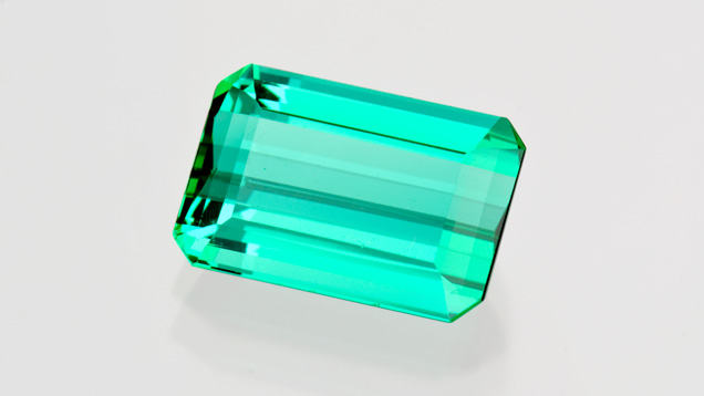 5.43-carat Emerald-cut Tourmaline
