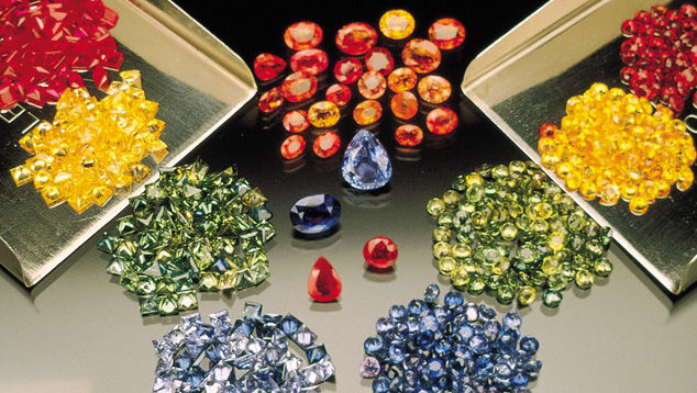 Variety of Cuts and Colors of Sapphire Variety of Cuts and Colors of Sapphire