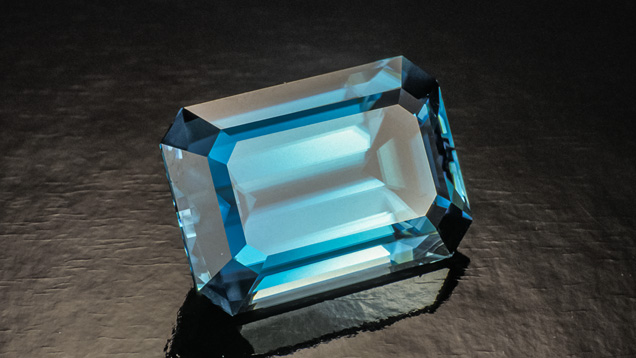 Emerald-cut Blue Zircon Emerald-cut Blue Zircon