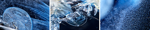 Photomicrographs of Ethiopian sapphire crystals. Photomicrographs of Ethiopian sapphire crystals.