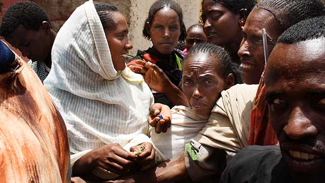 Sapphire Market in Chila, Ethiopia Sapphire Market in Chila, Ethiopia