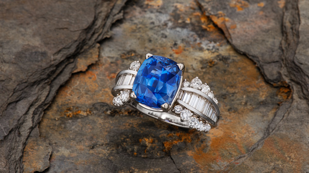 Sri Lankan sapphire ring Sri Lankan sapphire ring