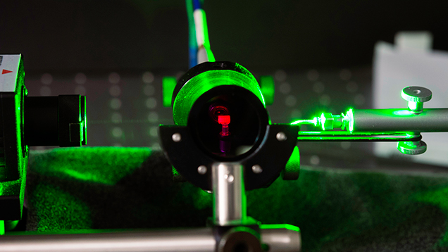 Emerald crystal emitting red photoluminescence Emerald crystal emitting red photoluminescence